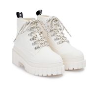 KROSS LOW BOOTS - BIG CANVAS - IVORY SOLE IVORY