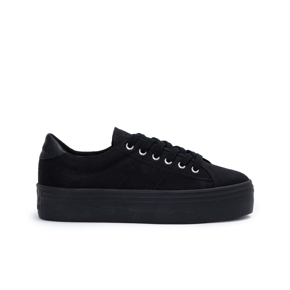 Baskets Femme | No Name Bridget Sneaker Grain Blanc