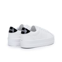 PLATO M SNEAKER - NAPPA/PATENT - WHITE/BLACK