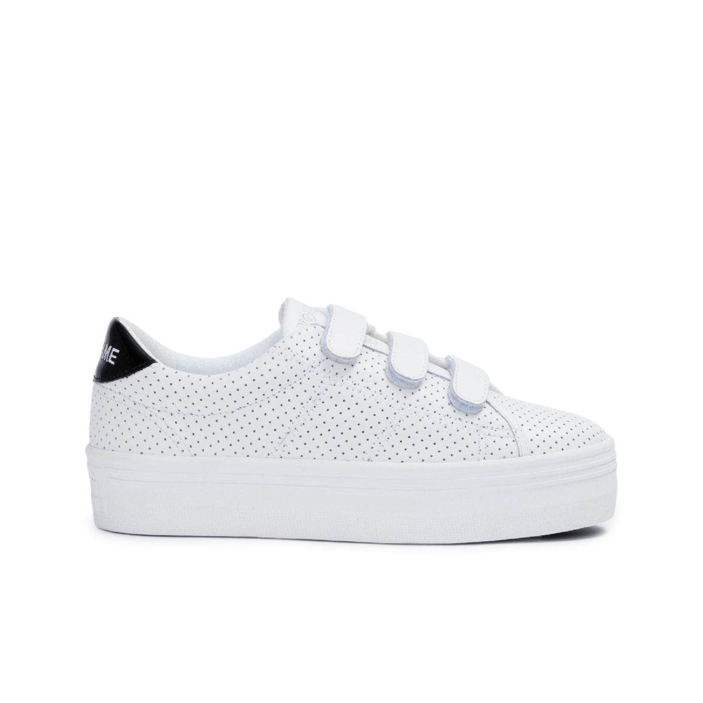 Sneakers Plateforme Plato M Straps - Punch Nappa - White Fox White