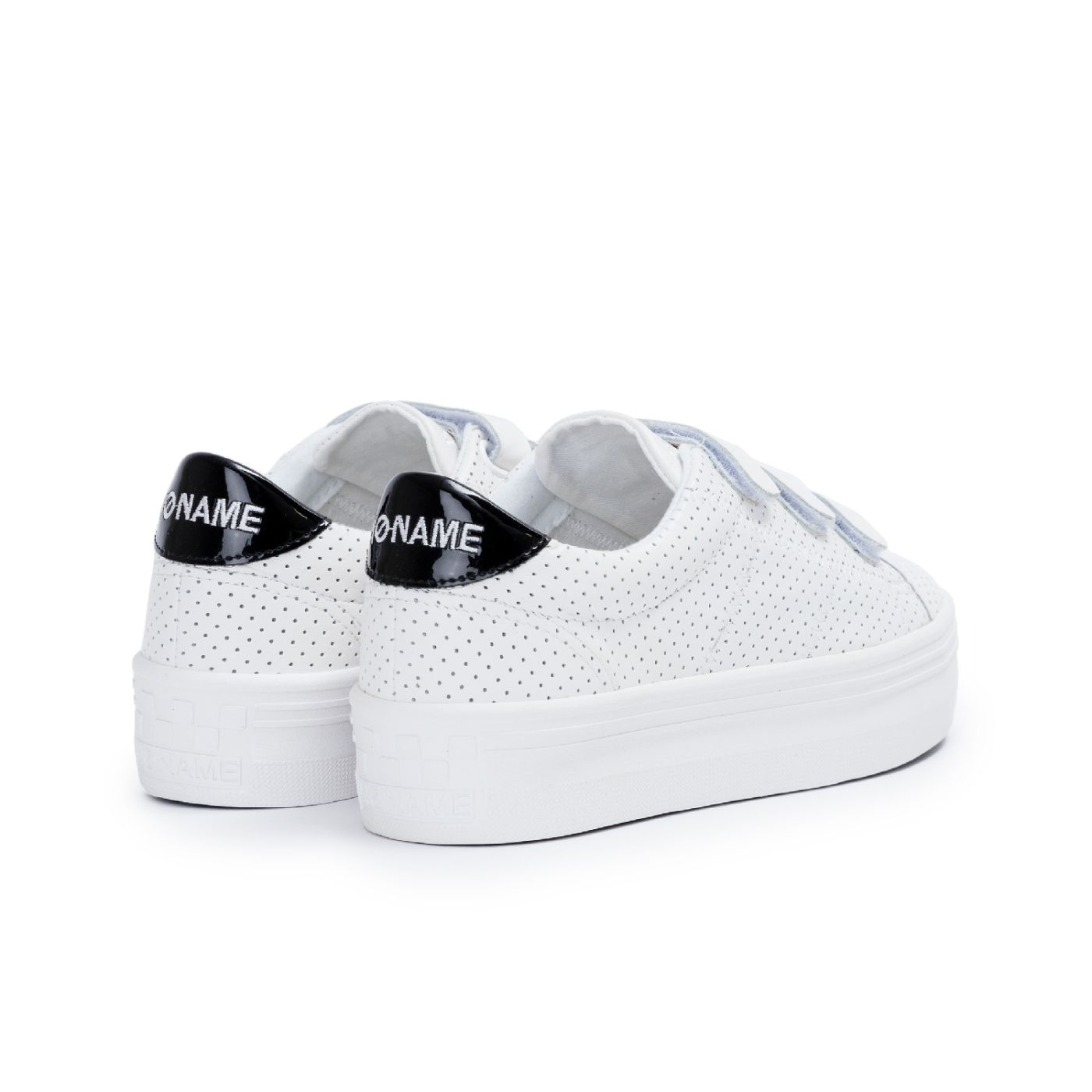 Sneakers Plateforme Plato M Straps - Punch Nappa - White Fox White