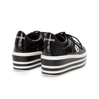 Boost Sneaker - Shine P.Croco - Black