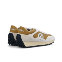 PUNKY JOGGER - SUEDE/TH.NYLON - WHITE/CAMEL