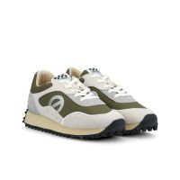 PUNKY JOGGER - SUEDE/TH.NYLON - WHITE/FOREST