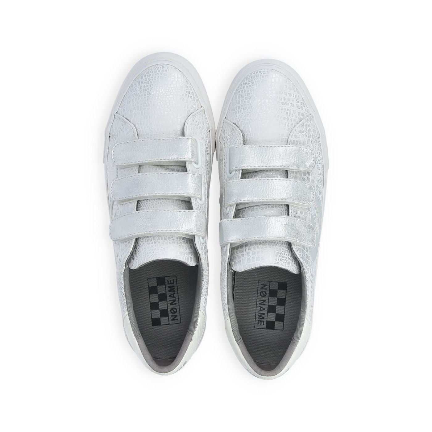 Leather velcro sneakers ARCADE STRAPS SIDE MASTER FOOGY WHITE