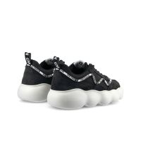 GONG TRAINER - DILO/HAIR SUEDE - BLACK/OLD BLACK