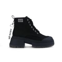 STRONG BOOTS - CANVAS RECYCLED - BLACK SOLE BLACK