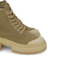 STRONG BOOTS - CANVAS RECYCLED - TABAC