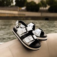 SUN BUCKLE - GOAT METAL - SILVER
