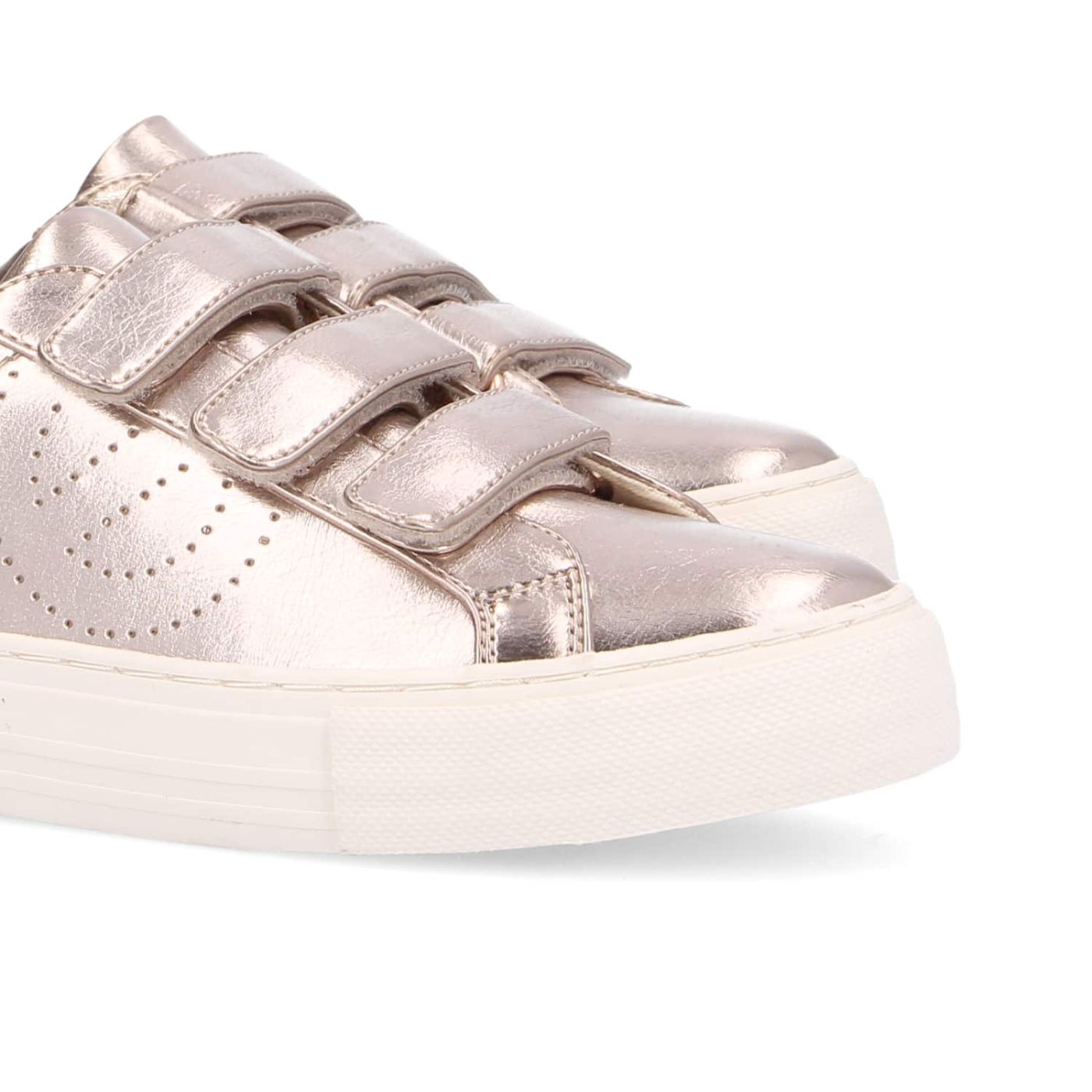 Baskets à scratch ARCADE STRAPS PERFOS femme rose No Name : un large choix  de chaussures femme