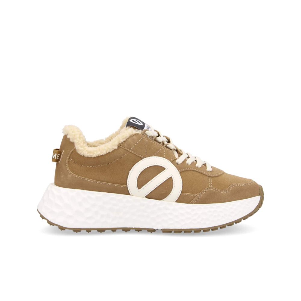 CARTER JOGGER - SUEDE/COCOON - NUTS/DOVE