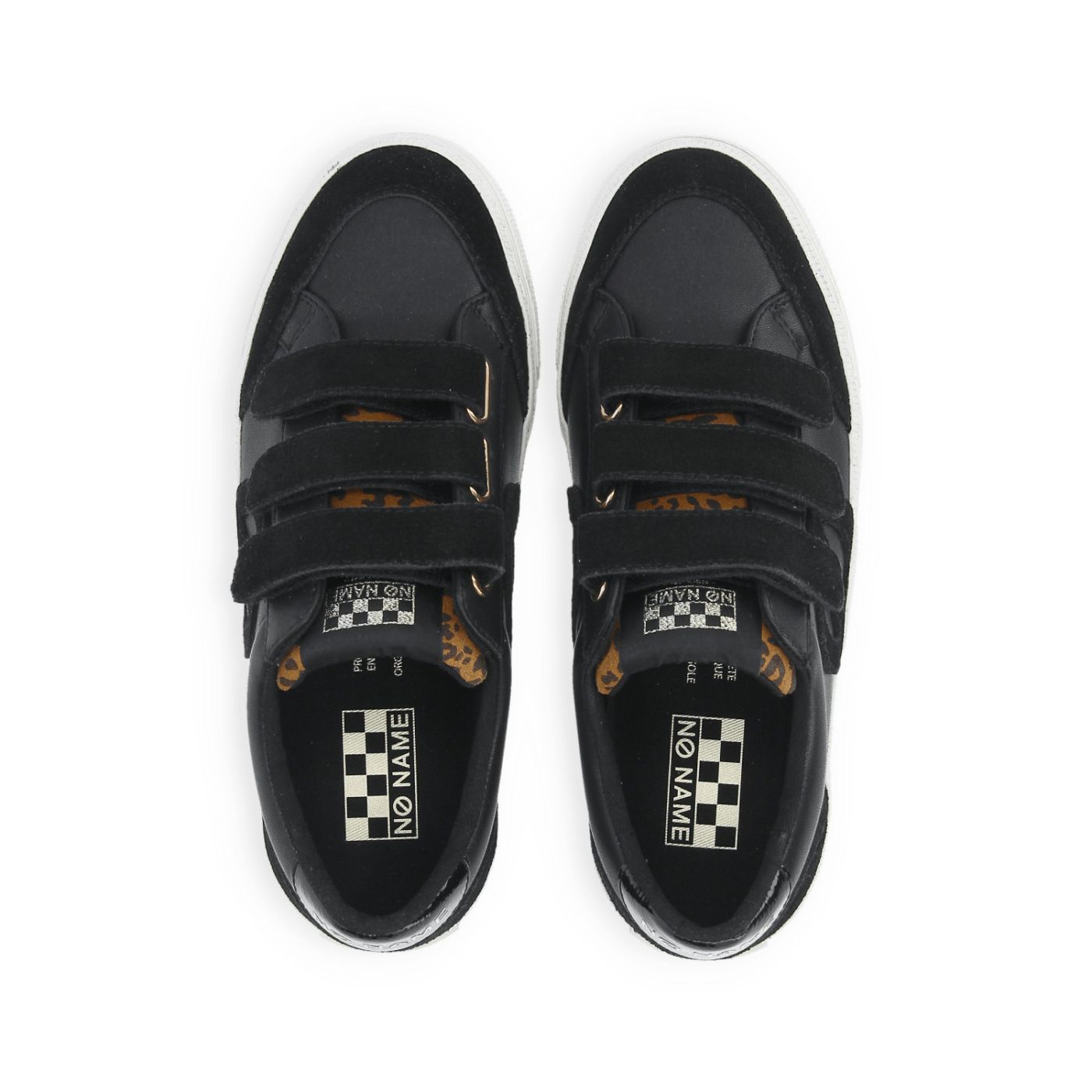 Sneakers en cuir scratch STRIKE STRAPS NAPPA SUEDE BLACK