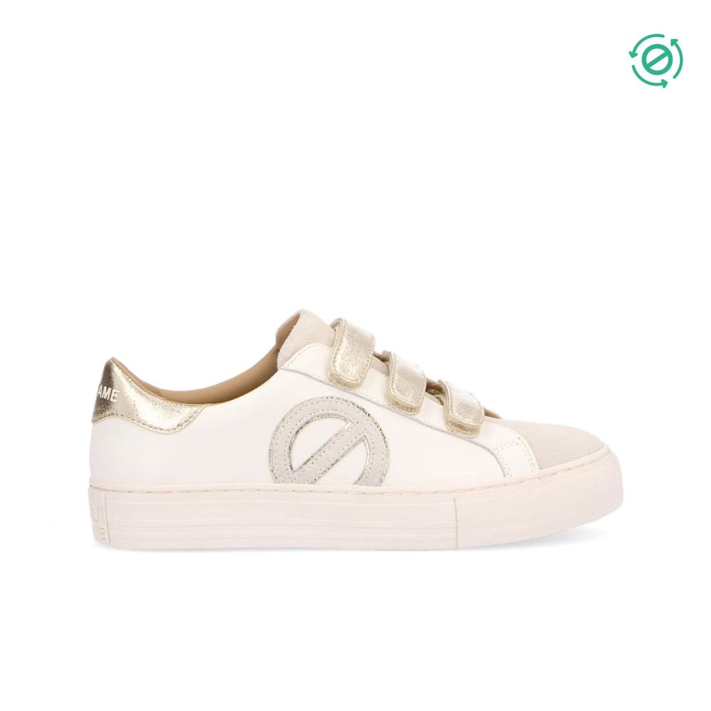 Baskets Femme | No Name Arcade Straps Side Payet Blanc