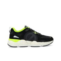 Other image of KRAZEE RUNNER M - SUEDE/REC.KNIT - BLACK/BLACK/F.YELLOW