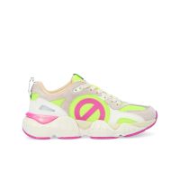 Autre image de KRAZEE RUNNER W - SUEDE/REC.KNIT - NUDE/FLUO YELLOW