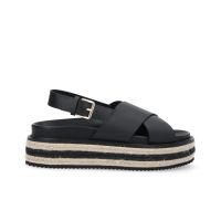 Other image of SUNA SANDALE W - COW LEATHER - BLACK