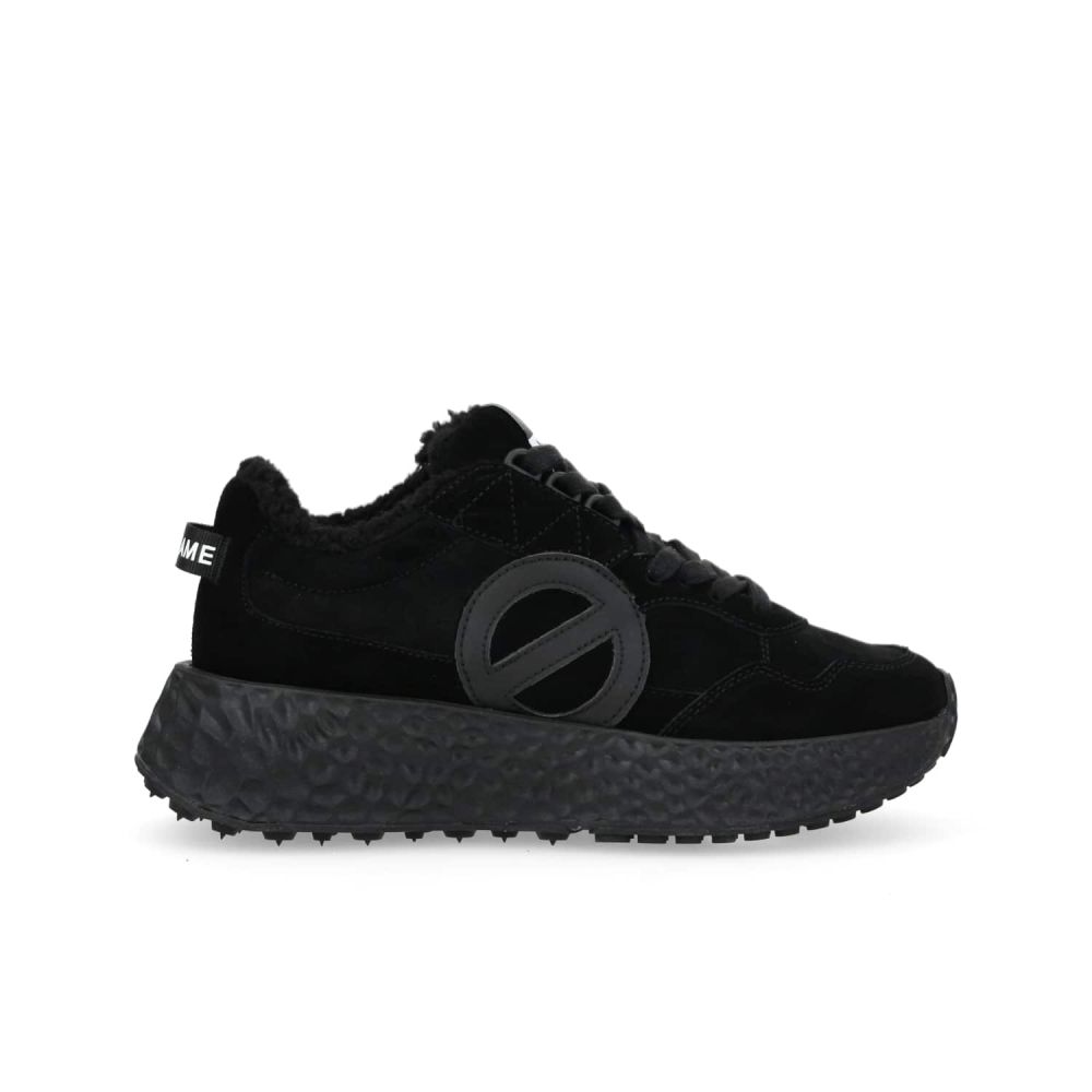 CARTER JOGGER W - SUEDE/COCOON - BLACK/BLACK