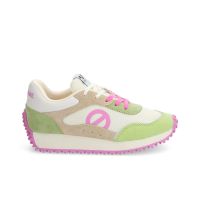 Other image of PUNKY JOGGER W - KNIT/SUEDE/SUED - BIANCO SPORCO/VERDE/VERDE MELA
