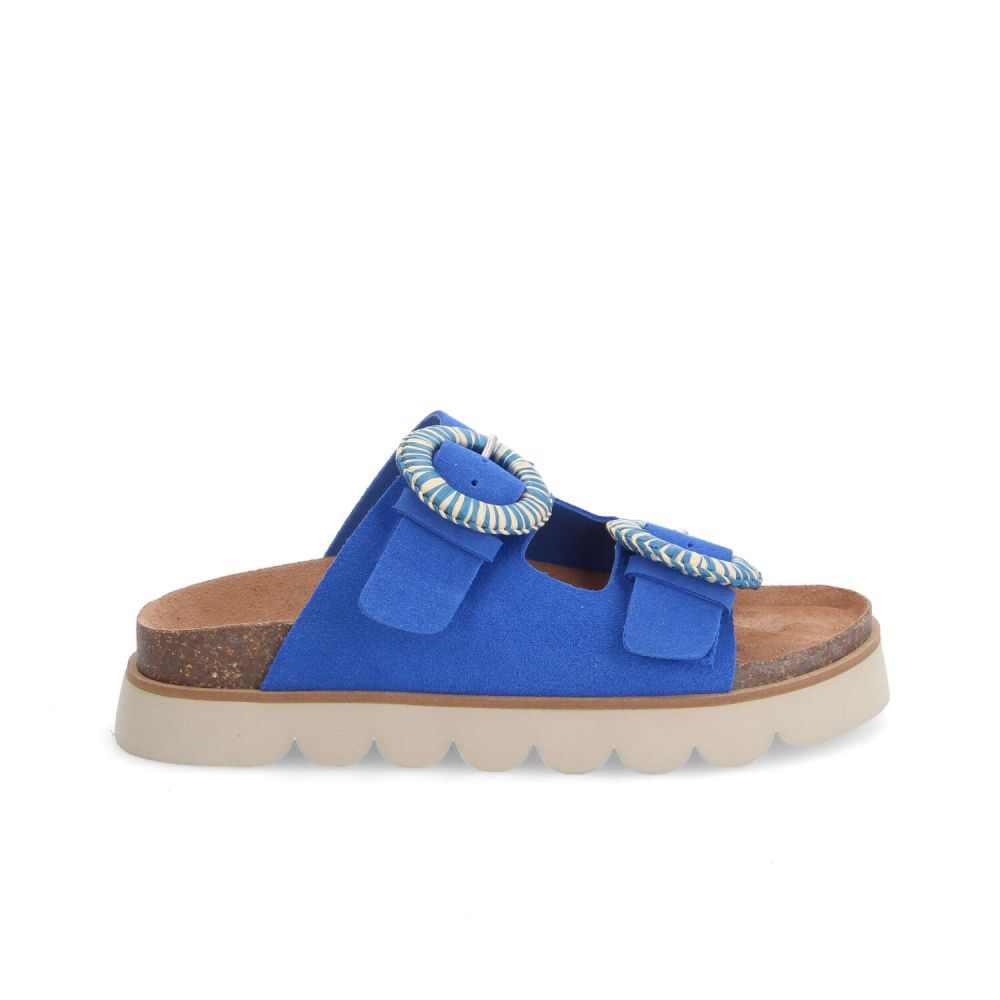 SANDY SLAP W - SUEDE - BLUE