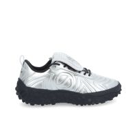 Other image of ONDA SNEAKER W - LEATHER METAL - ARGENTO