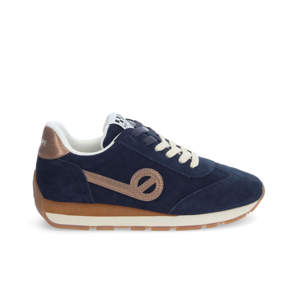 CITY RUN JOGGER W - SUEDE - BLU MARINO