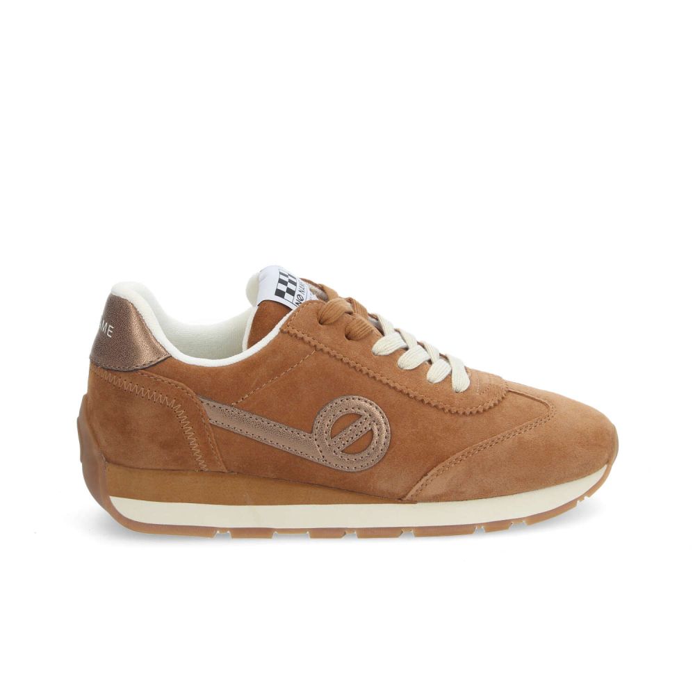 CITY RUN JOGGER W - SUEDE - MARRONE