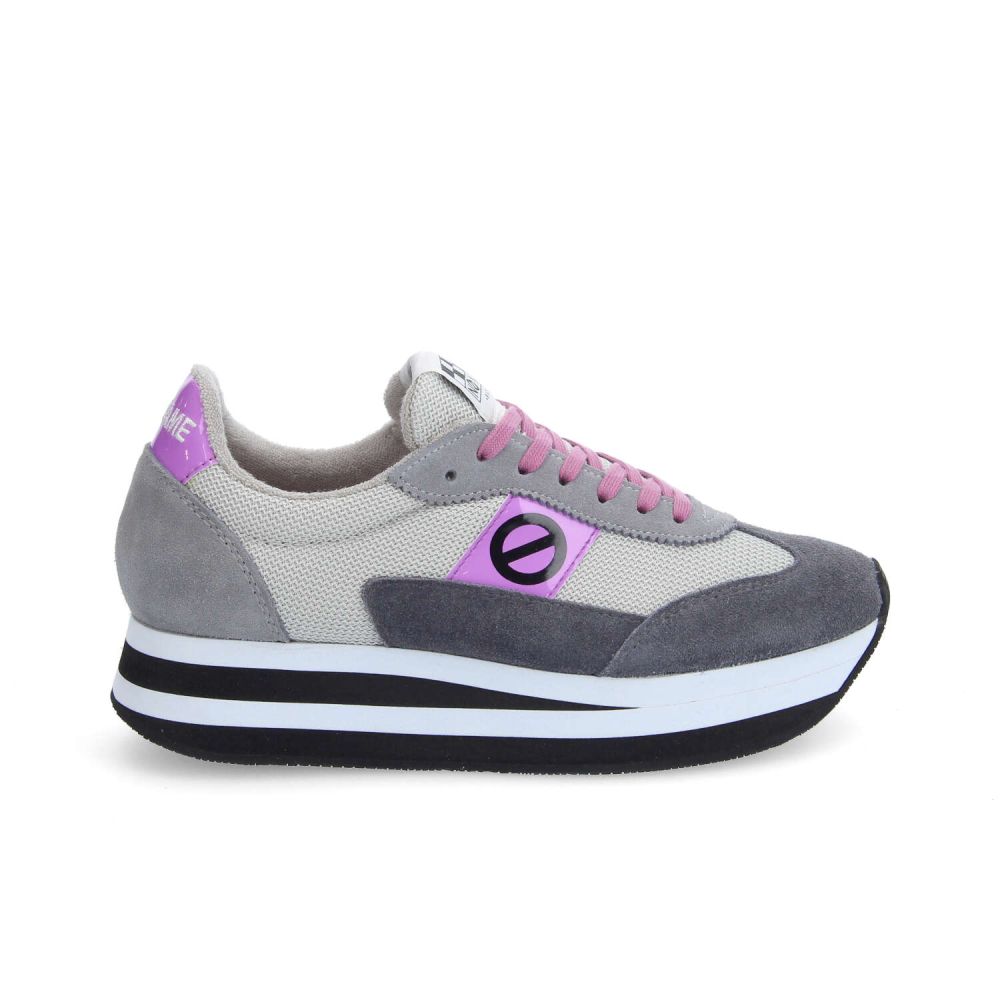 FLEX M JOGGER W - SUEDE/SDE/KNIT - GRIGIO ANTRACITE/GRIGIO