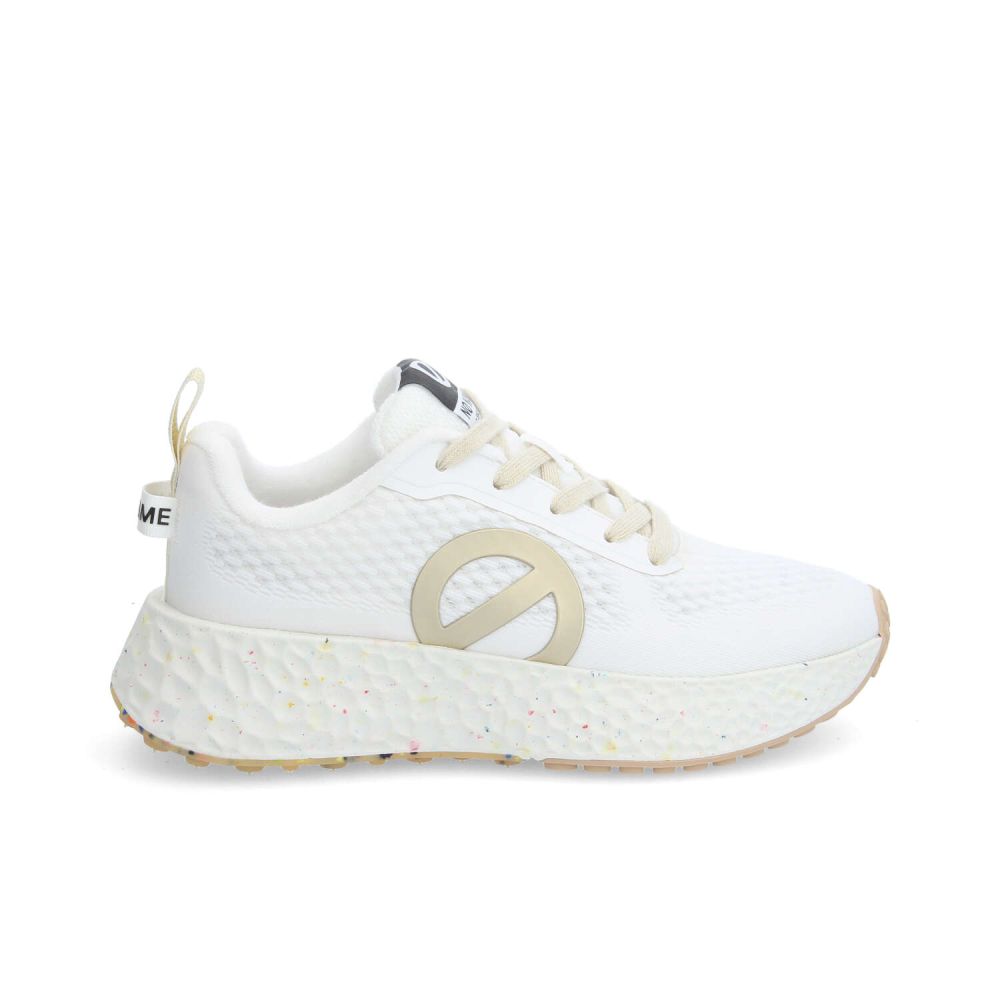 CARTER FLY W - MESH RECYC/SIDE - BLANC/OR
