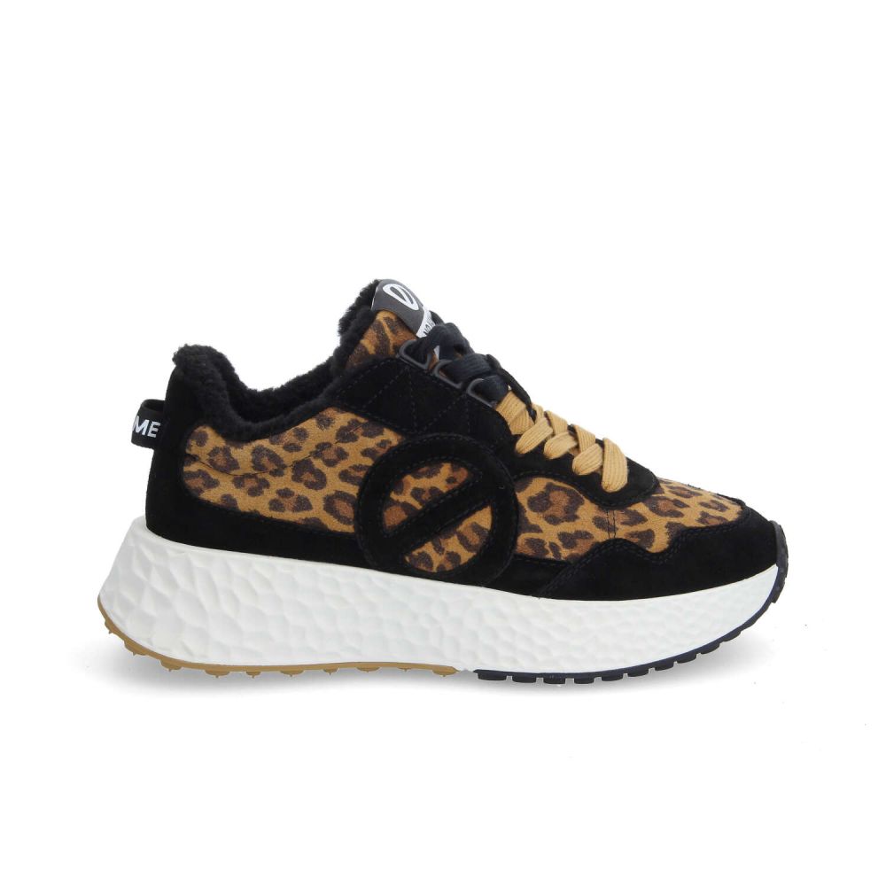 CARTER JOGGER W - SDE/SDE L/CCOON - NERO/LEOPARDATO