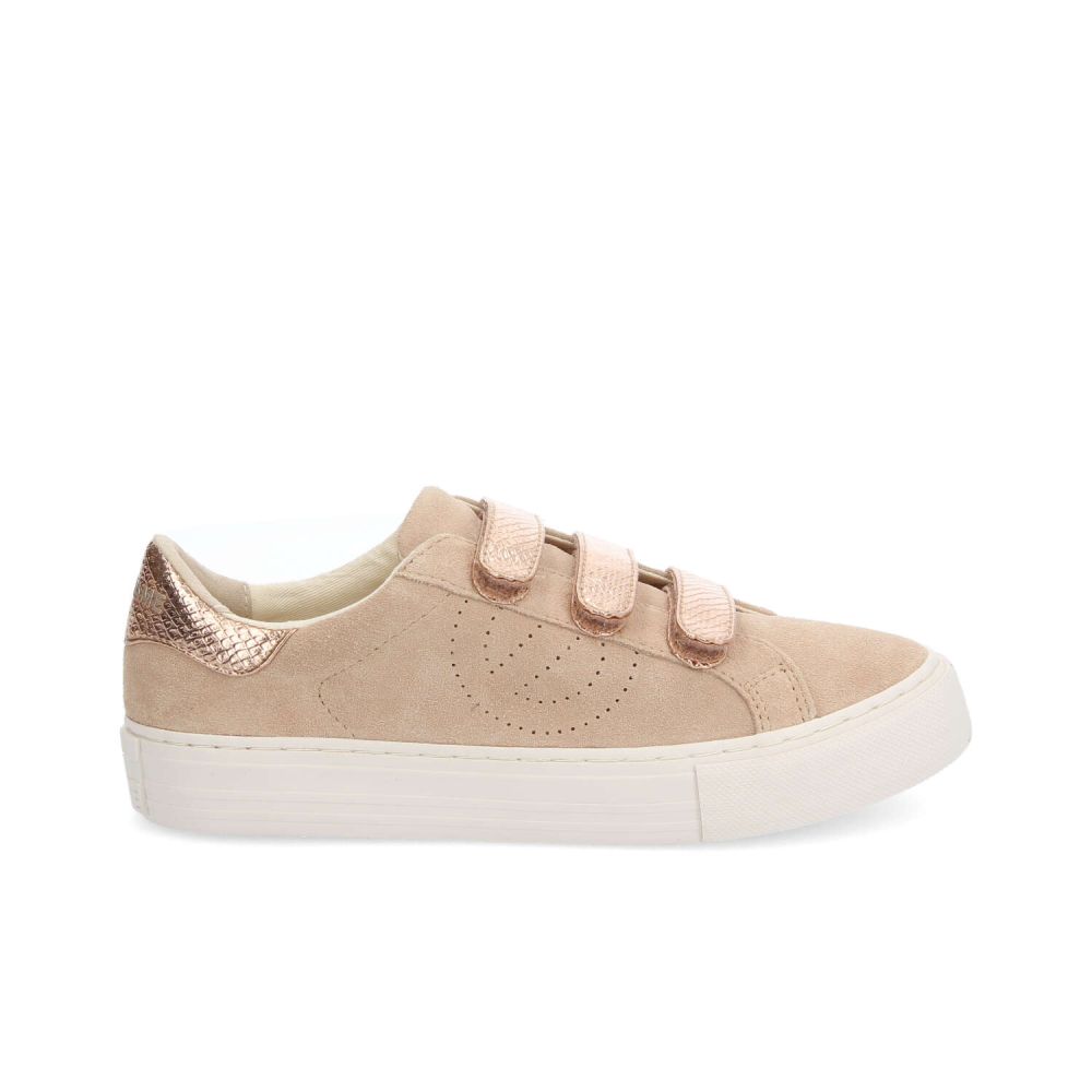 ARCADE STRAPSPERFO W - SUEDE/KROCO - BEIGE/RAME