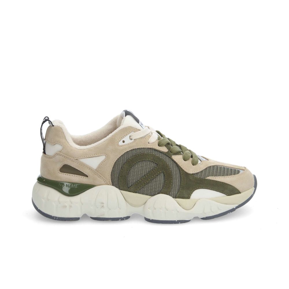 KRAZEE RUNNER M - SUEDE/MESH - IVOIRE/OLIVE