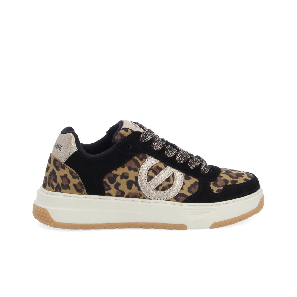 ALISON SNEAKER W - SDE/SDE.LEO/GLO - NERO/LEOPARDATO