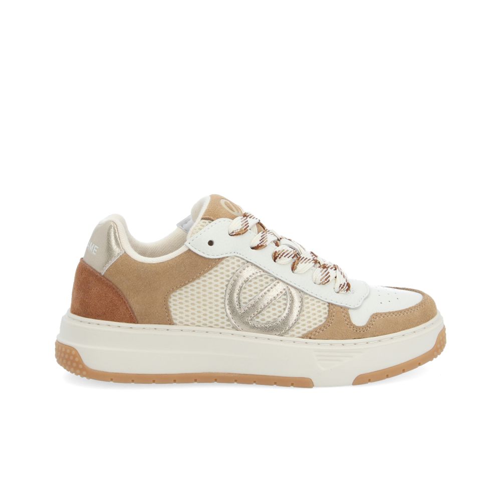 ALISON SNEAKER W - SDE/MESH/GRAIN - NOCCIOLA/BEIGE