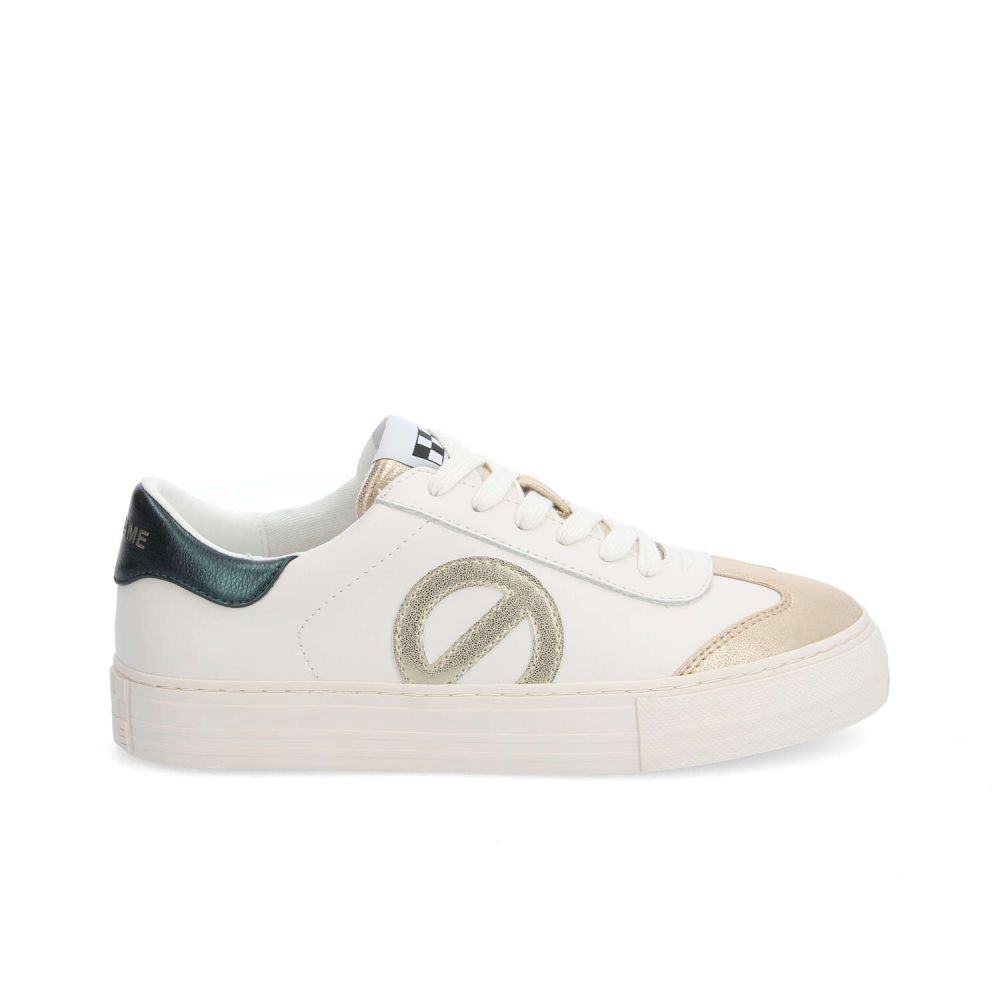 ARCADE TOE SIDE W - NAP/GLOW/METAL - BEIGE/DORATO/VERDE