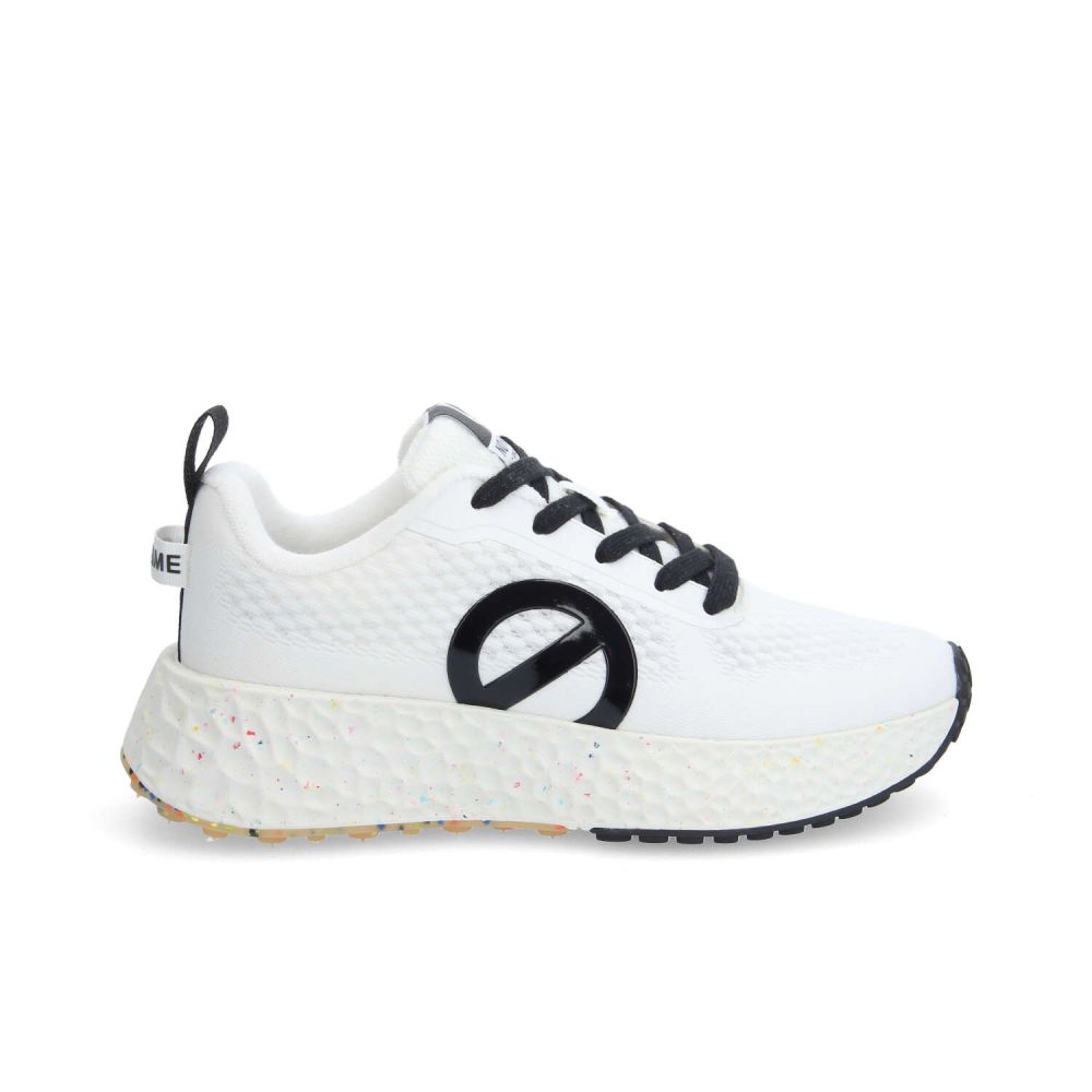 CARTER FLY W - MESH RECYC/SIDE - BIANCO/NERO