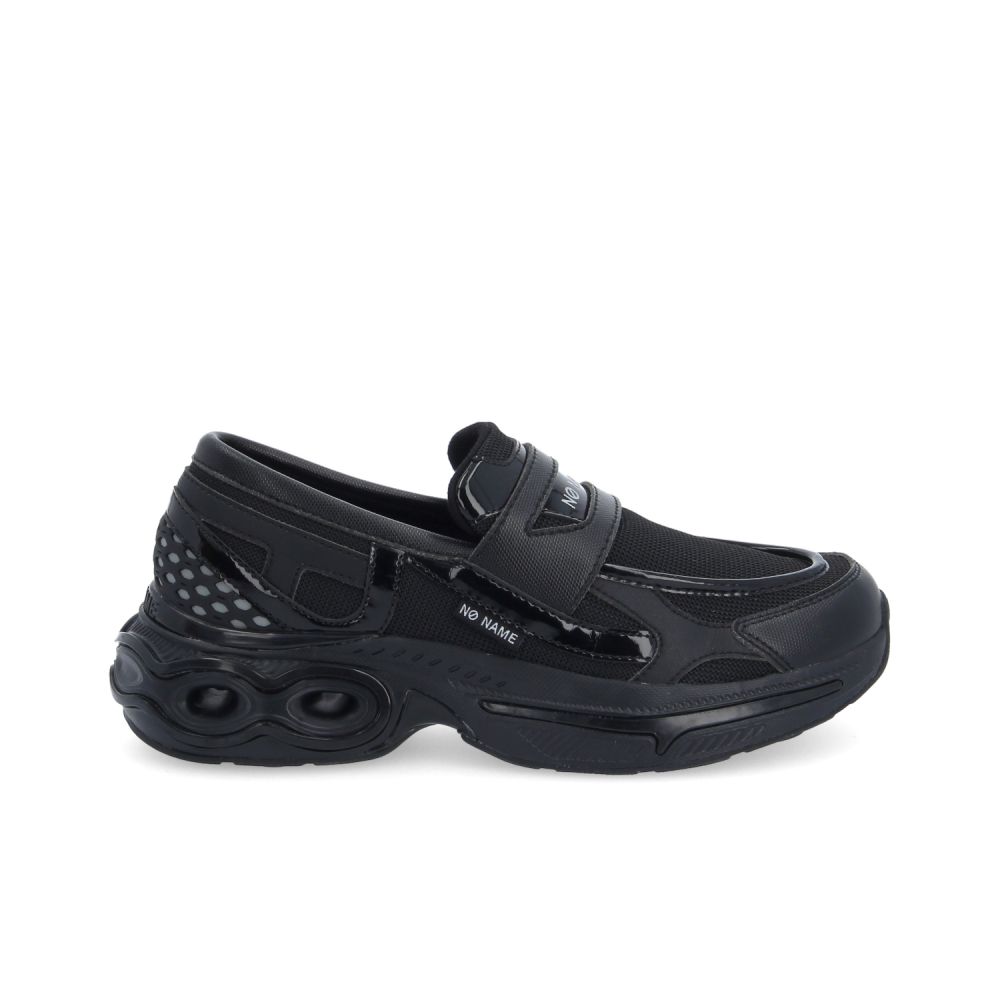 WILLO MOC W - MESH/NAPPA - BLACK
