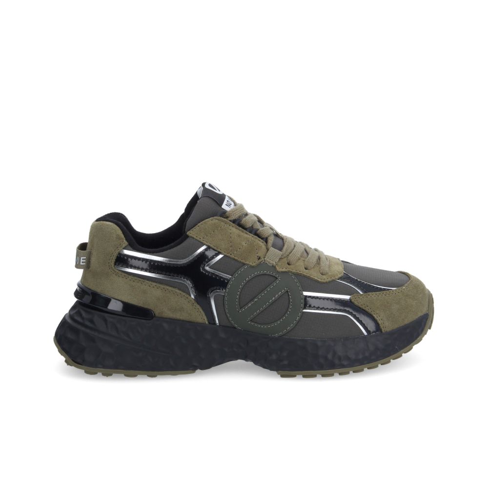 CARTER 2.0 RUNNER M - NYLON/SDE/SHINE - GRIGIO/VERDE CACHI/NERO