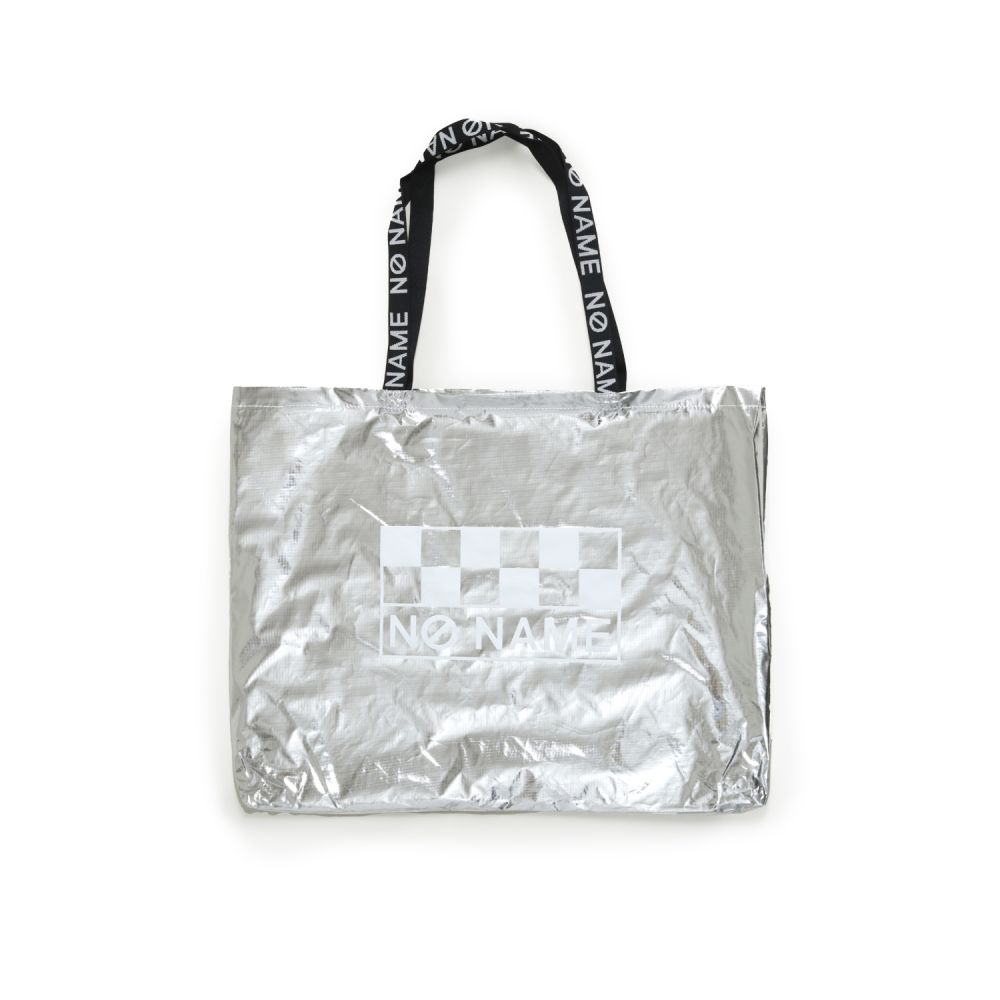 TOTE BAG NYLON NN - NYLON - SILVER LOGO WHITE