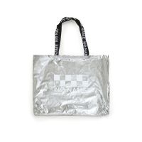 TOTE BAG - NYLON - SILVER LOGO WHITE