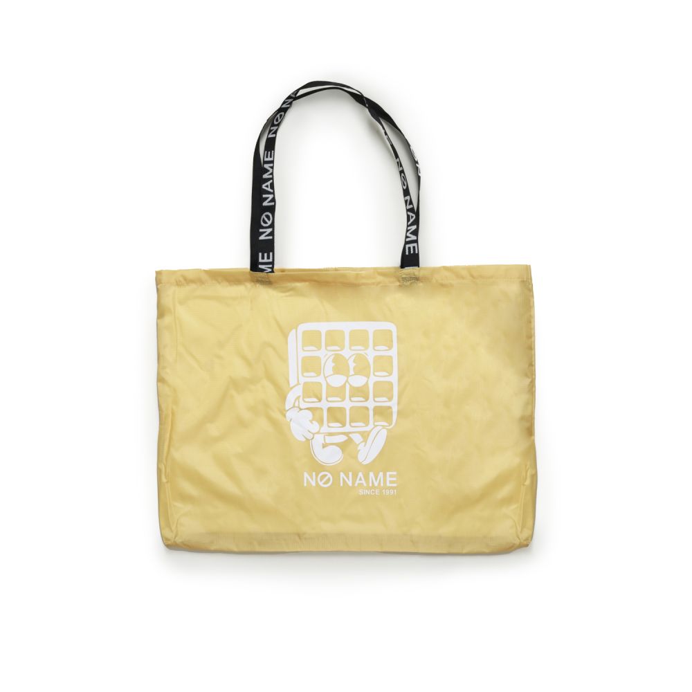 TOTE BAG NYLON NN - NYLON - OCHER LOGO BRUXELLES