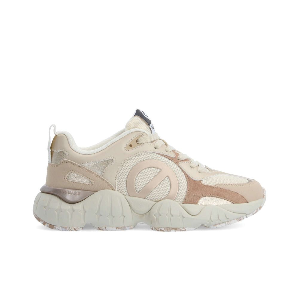 KRAZEE RUNNER W - KNIT/STAMP/NACR - OFF WHITE/PALE PINK