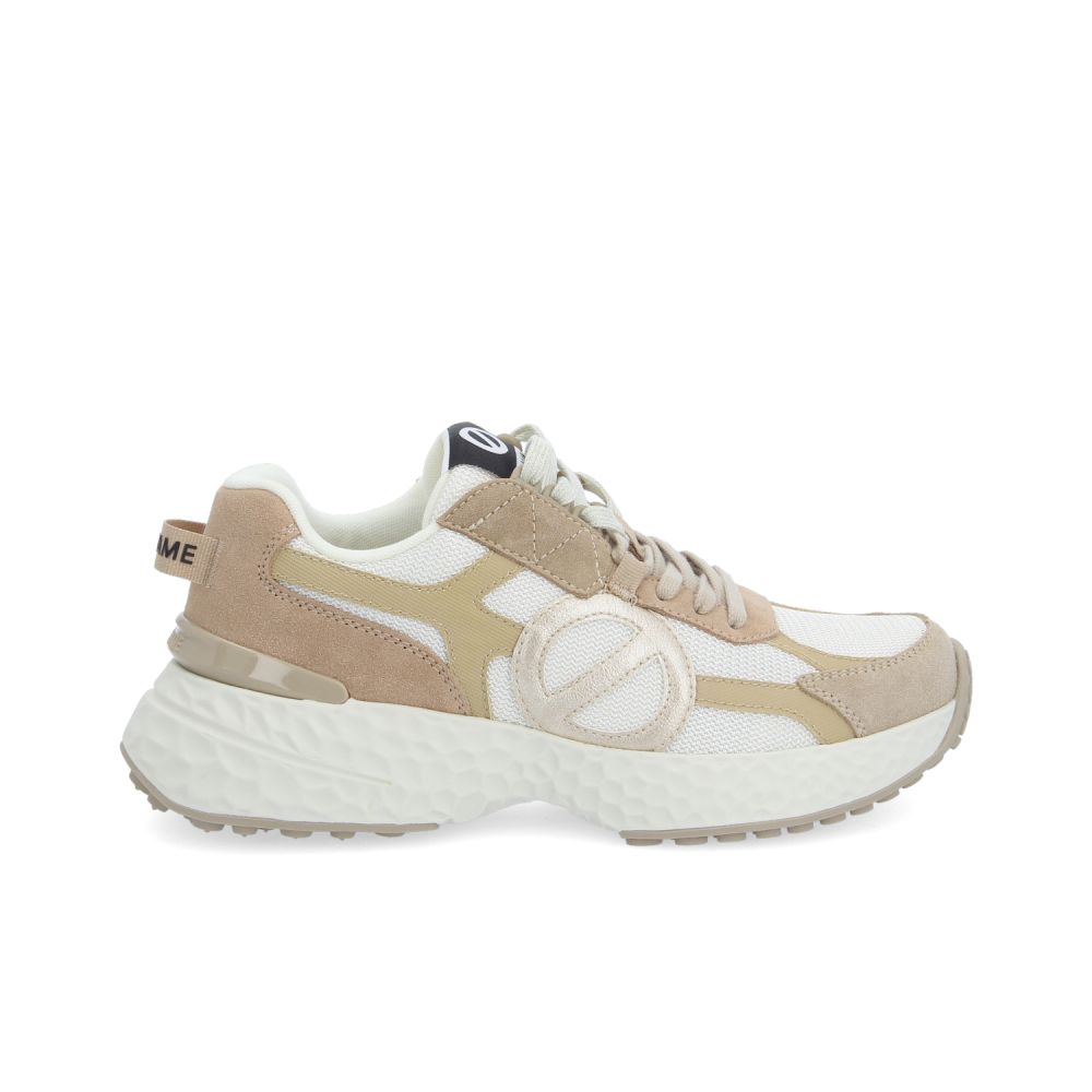 CARTER 2.0 RUNNER W - KNIT/SDE/SDE - BIANCO SPORCO/BEIGE/ROSA CHIARO