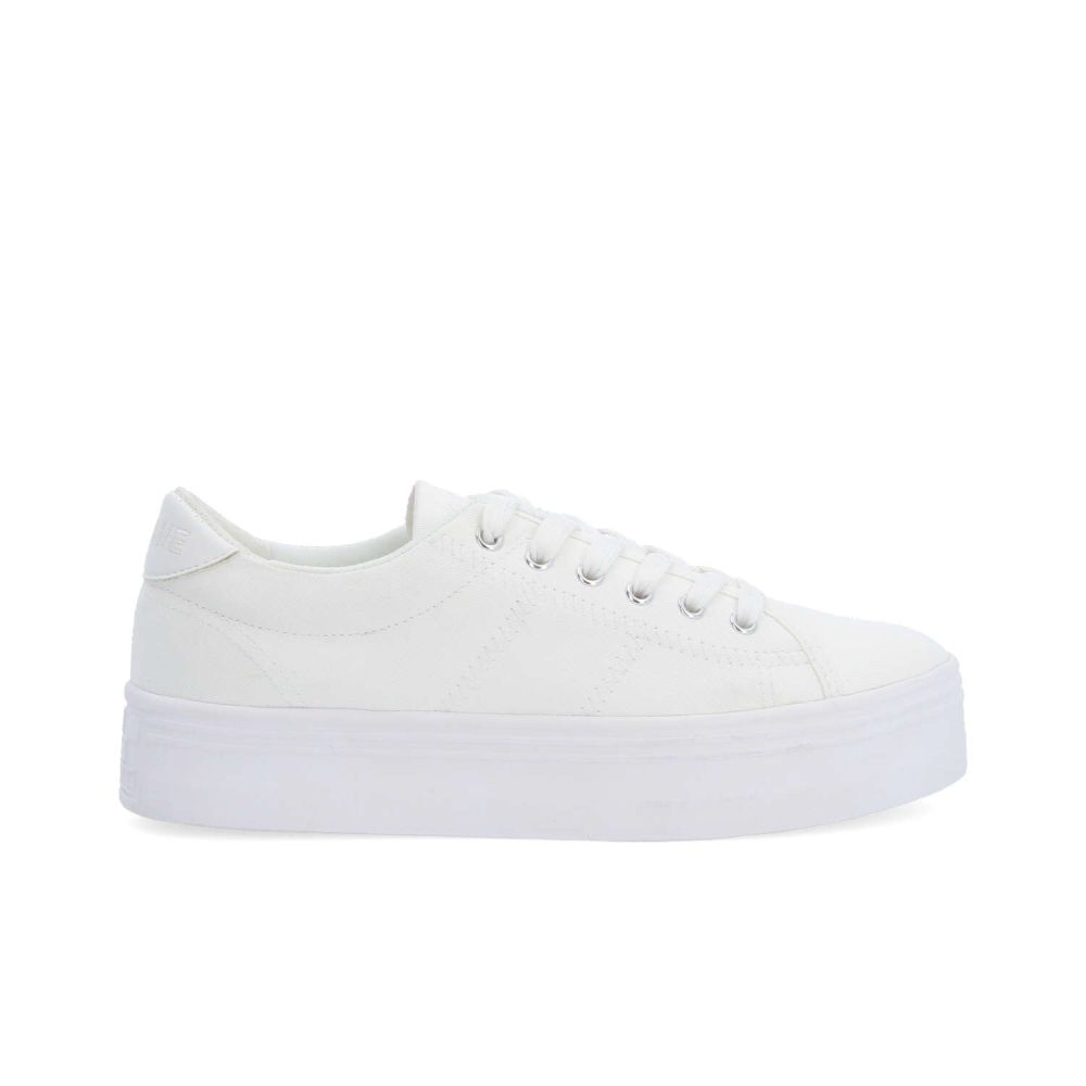 PLATO M SNEAKER - CANVAS - BIANCO