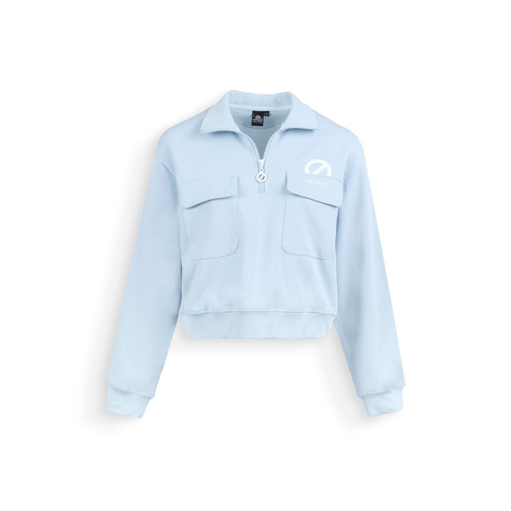 WILLO PKT HOODIE W - SOFT COTTON - BLEU