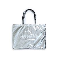 TOTE BAG - NYLON - SILVER